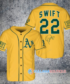 Oakland Athletics x Taylor Swift 22 Baseball Jersey