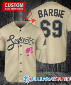 Personalized Arizona Diamondbacks Barbie Baseball Jersey Sand