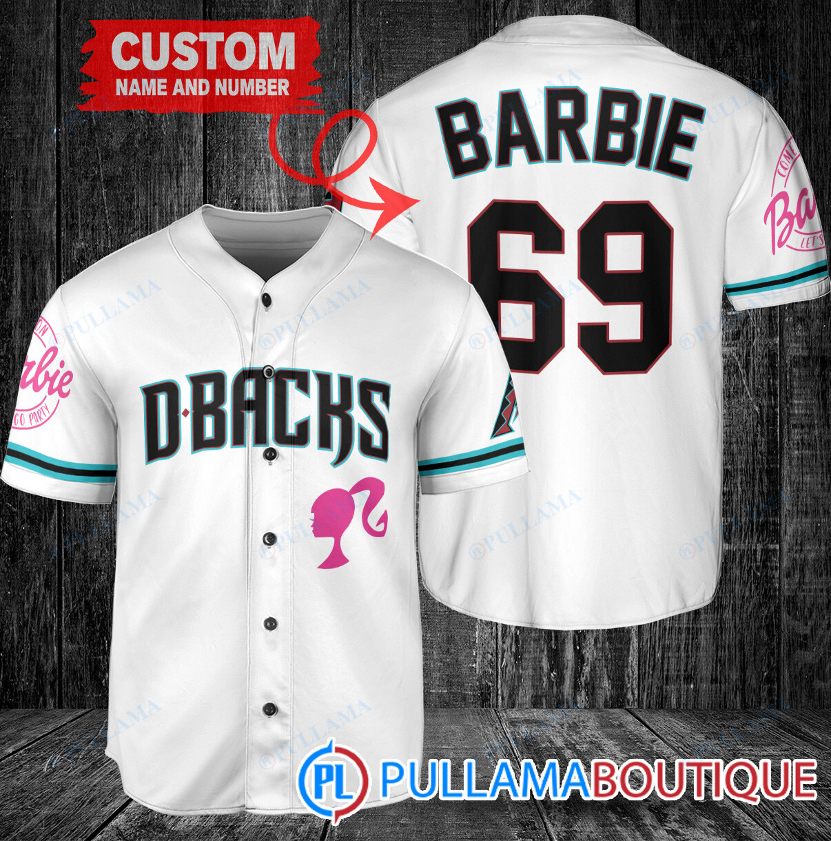 Personalized Colorado Rockies Barbie Baseball Jersey Purple