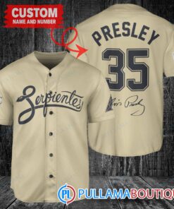 Personalized Arizona Diamondbacks Elvis Presley Baseball Jersey Sand