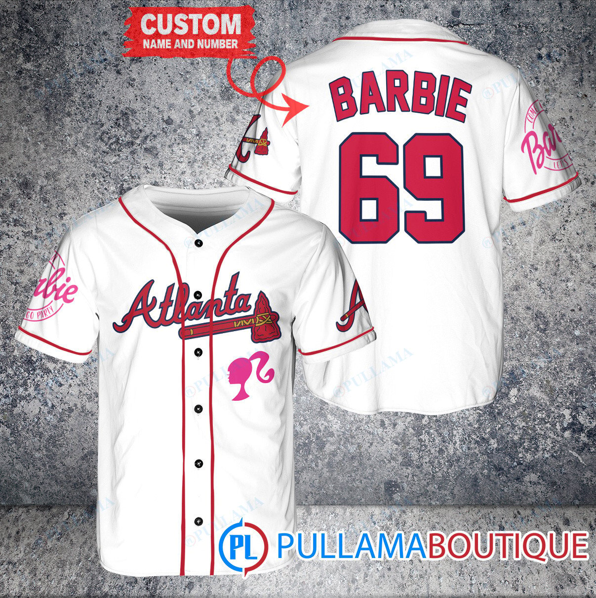 Personalized Texas Rangers Barbie Baseball Jersey Royal