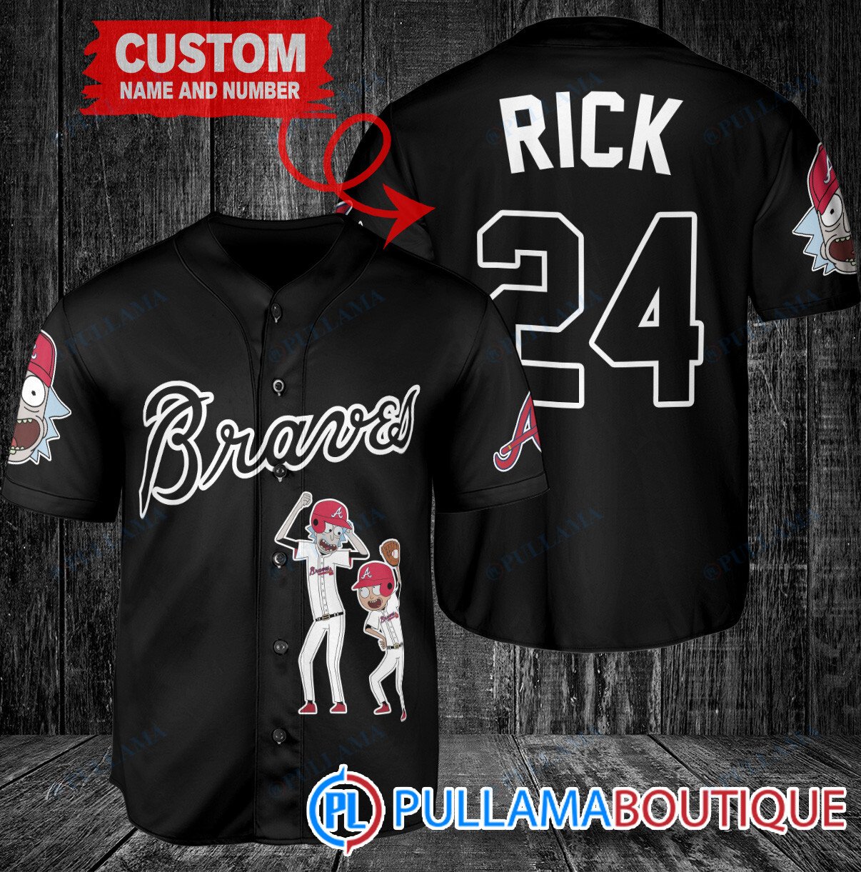 Personalized New York Yankees Rick and Morty Baseball Jersey White