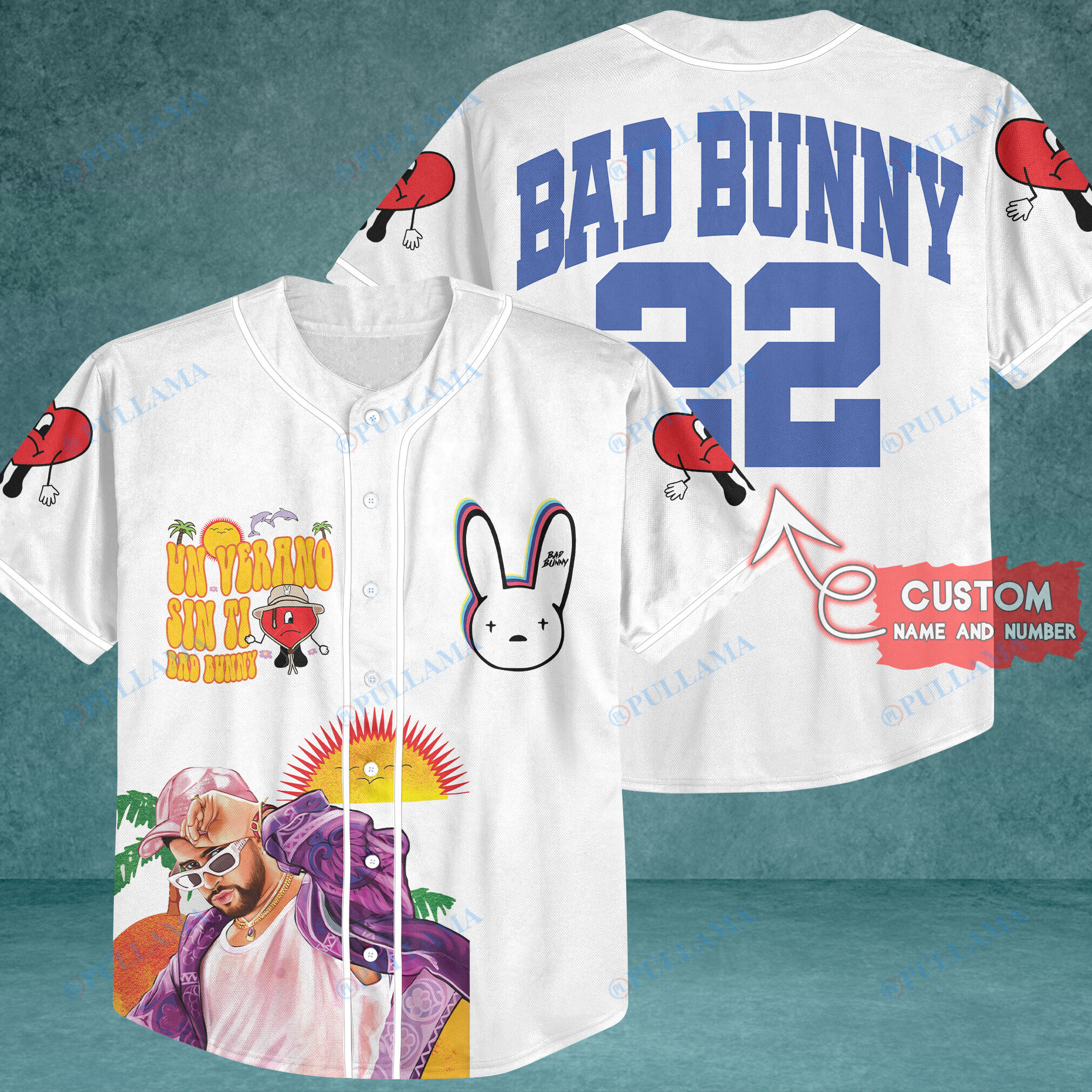 Bad Bunny Un Verano Sin Ti Baseball Jersey