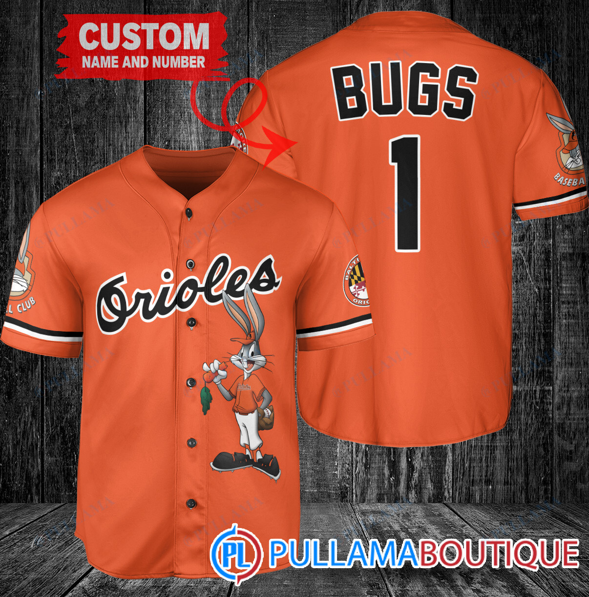 Personalized Tampa Bay Rays Bugs Bunny Baseball Jersey White Home Replica