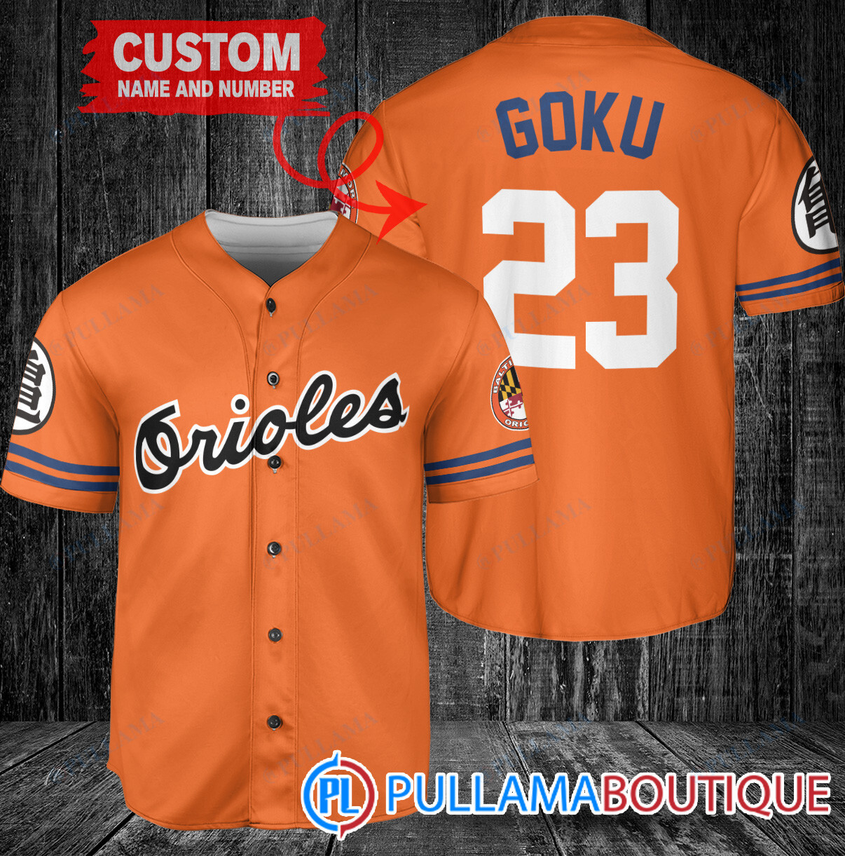 Personalized Houston Astros Dragon Ball Z Goku Baseball Jersey