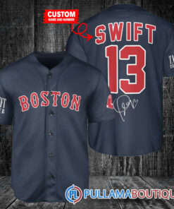 Personalized Boston Red Sox x Taylor Swift Baseball Jersey