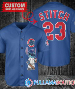 Personalized Chicago Cubs Stitch Baseball Jersey Royal