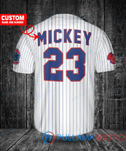 Personalized Chicago Cubs x Mickey Mouse Baseball Jersey