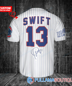 Personalized Chicago Cubs x Taylor Swift Baseball Jersey