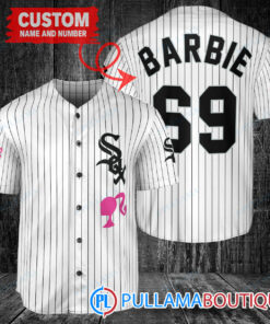 Personalized Chicago White Sox Barbie Baseball Jersey White