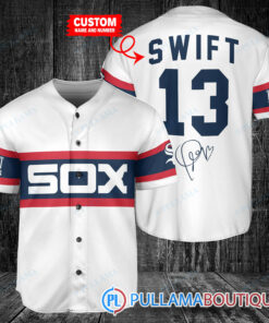 Personalized Chicago White Sox x Taylor Swift Baseball Jersey