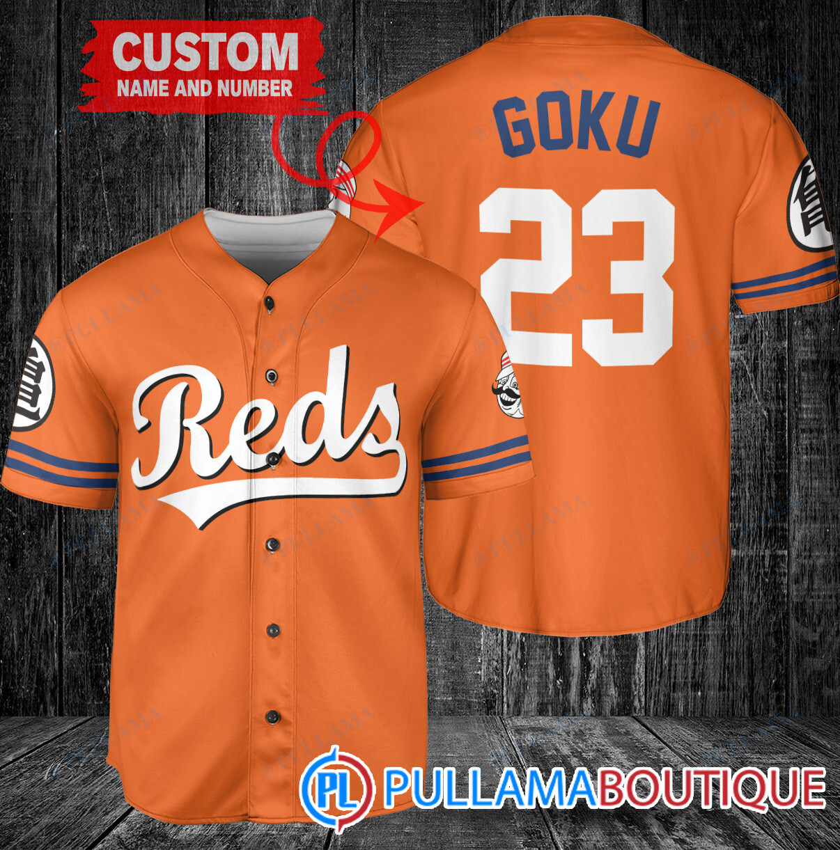 Personalized Chicago Cubs Dragon Ball Z Goku Baseball Jersey