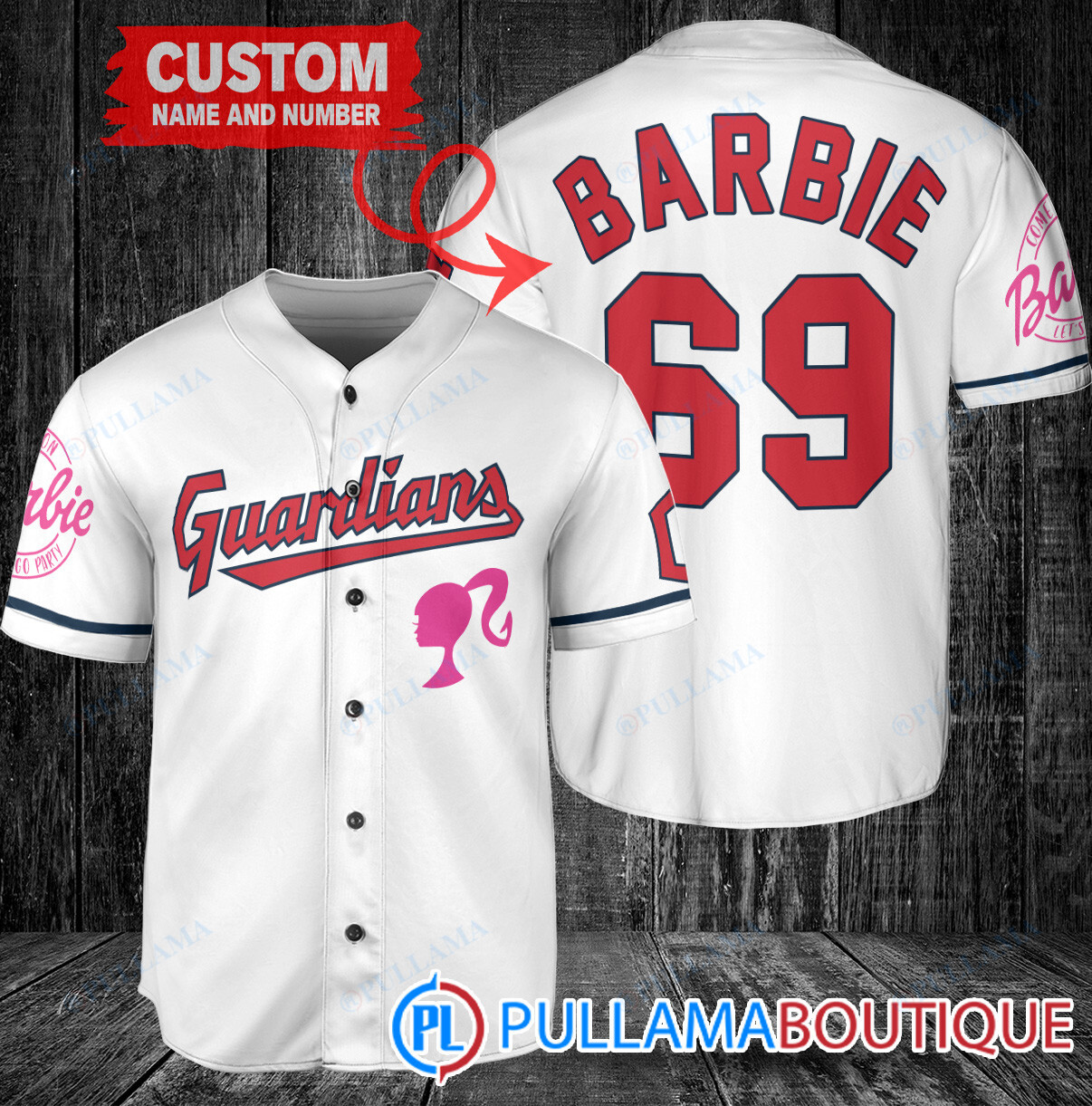 Personalized Seattle Mariners Barbie Baseball Jersey Royal