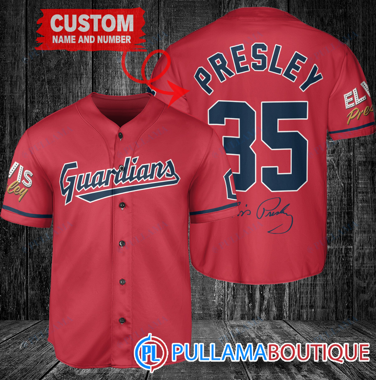 Personalized Seattle Mariners Elvis Presley Baseball Jersey Navy