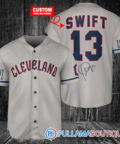 Personalized Cleveland Guardians x Taylor Swift Baseball Jersey