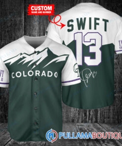 Personalized Colorado Rockies x Taylor Swift Baseball Jersey