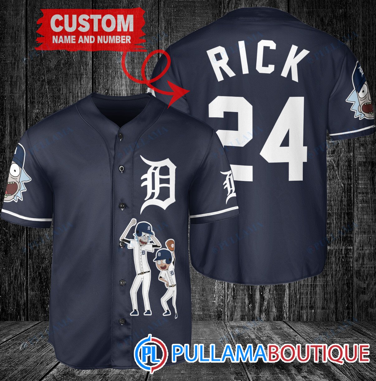 Personalized Cincinnati Reds Rick and Morty Baseball Jersey Red