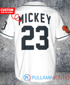 Personalized Detroit Tigers x Mickey Mouse Baseball Jersey