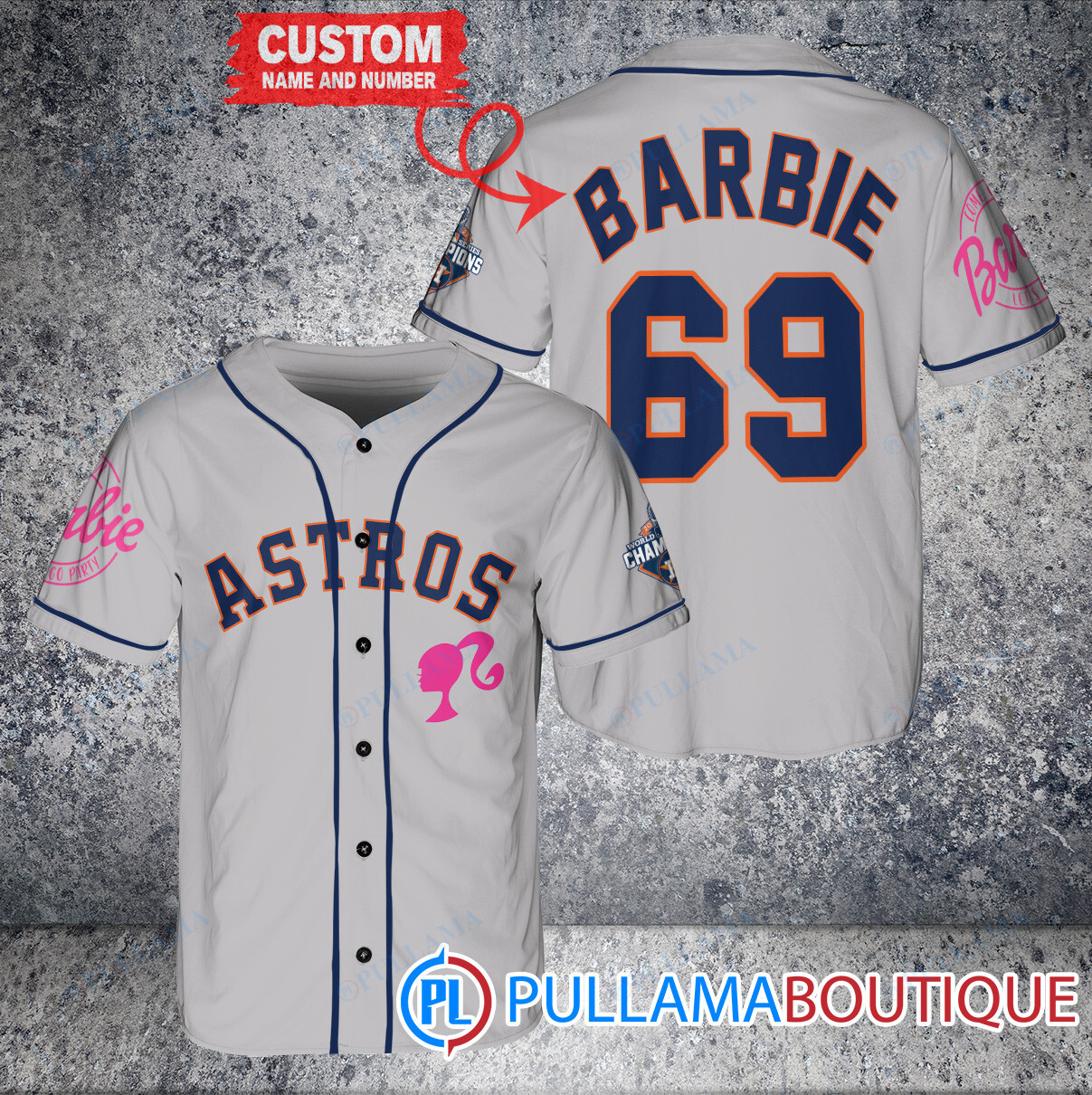 Personalized Tampa Bay Rays Barbie Baseball Jersey White Alternate Replica