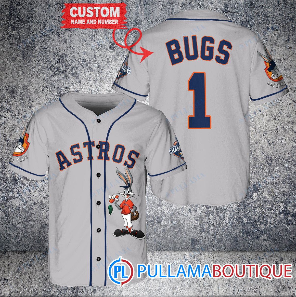 Personalized Baltimore Orioles Bugs Bunny Baseball Jersey White