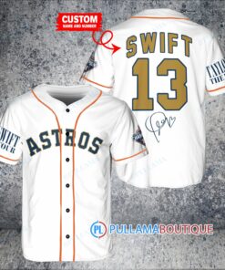 Personalized Houston Astros x Taylor Swift Baseball Jersey