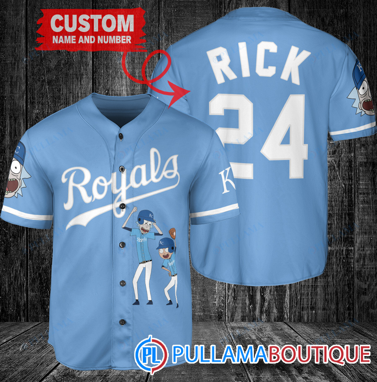 Personalized Minnesota Twins Rick and Morty Baseball Jersey Gray Road