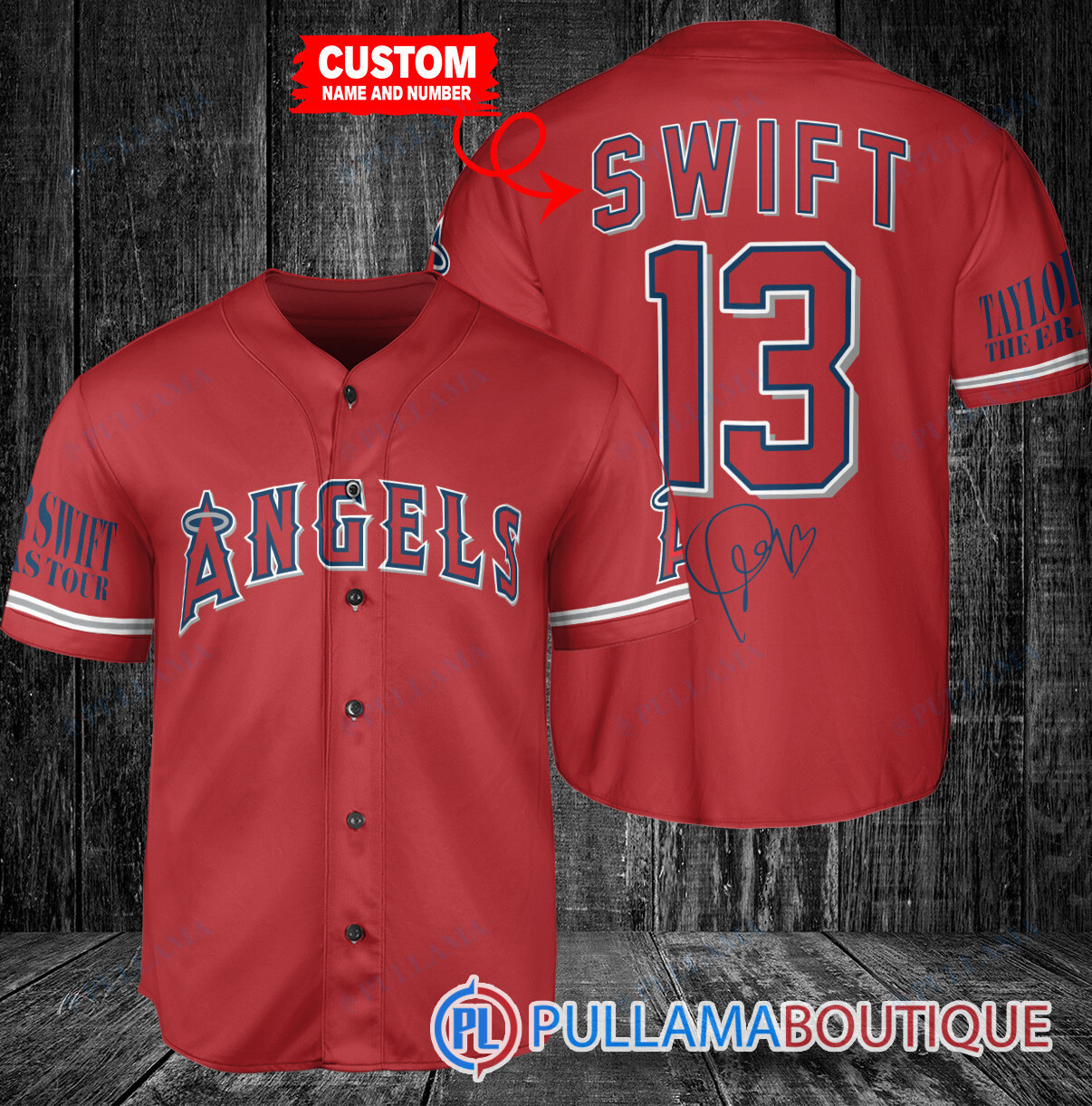 Personalized Miami Marlins x Taylor Swift Baseball Jersey