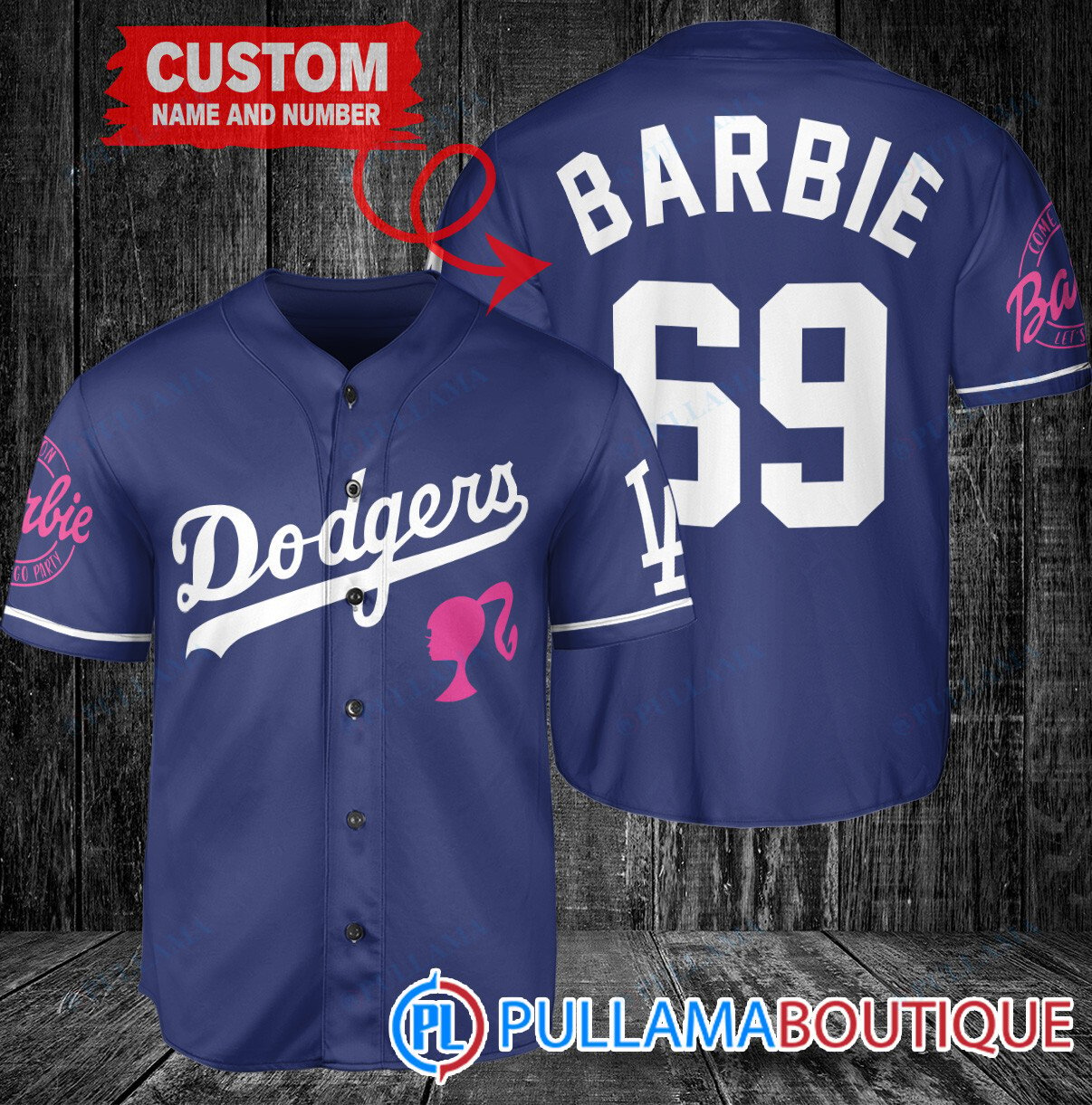 Personalized New York Yankees Barbie Baseball Jersey White