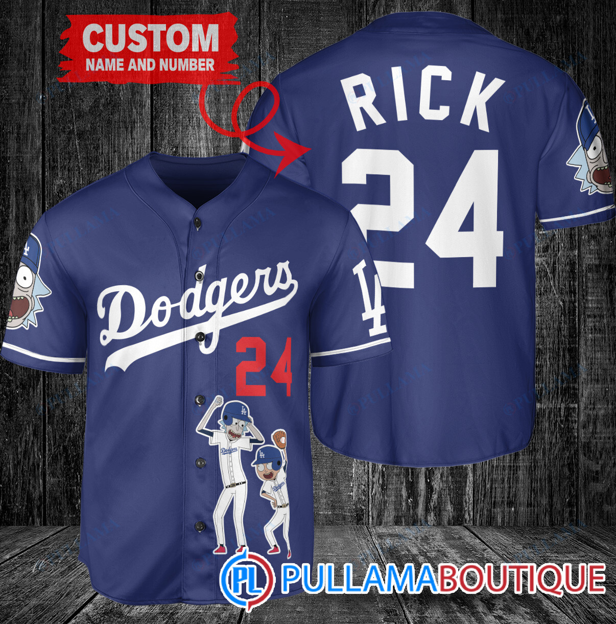 Personalized Kansas City Royals Rick and Morty Baseball Jersey White