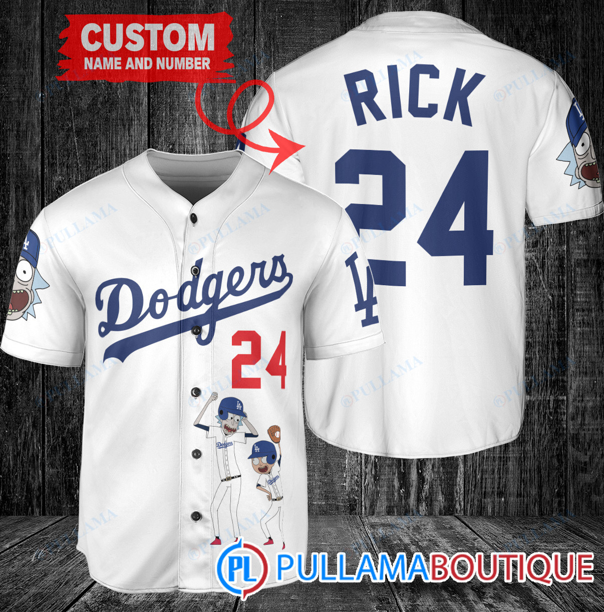 Personalized Arizona Diamondbacks Rick and Morty Baseball Jersey White