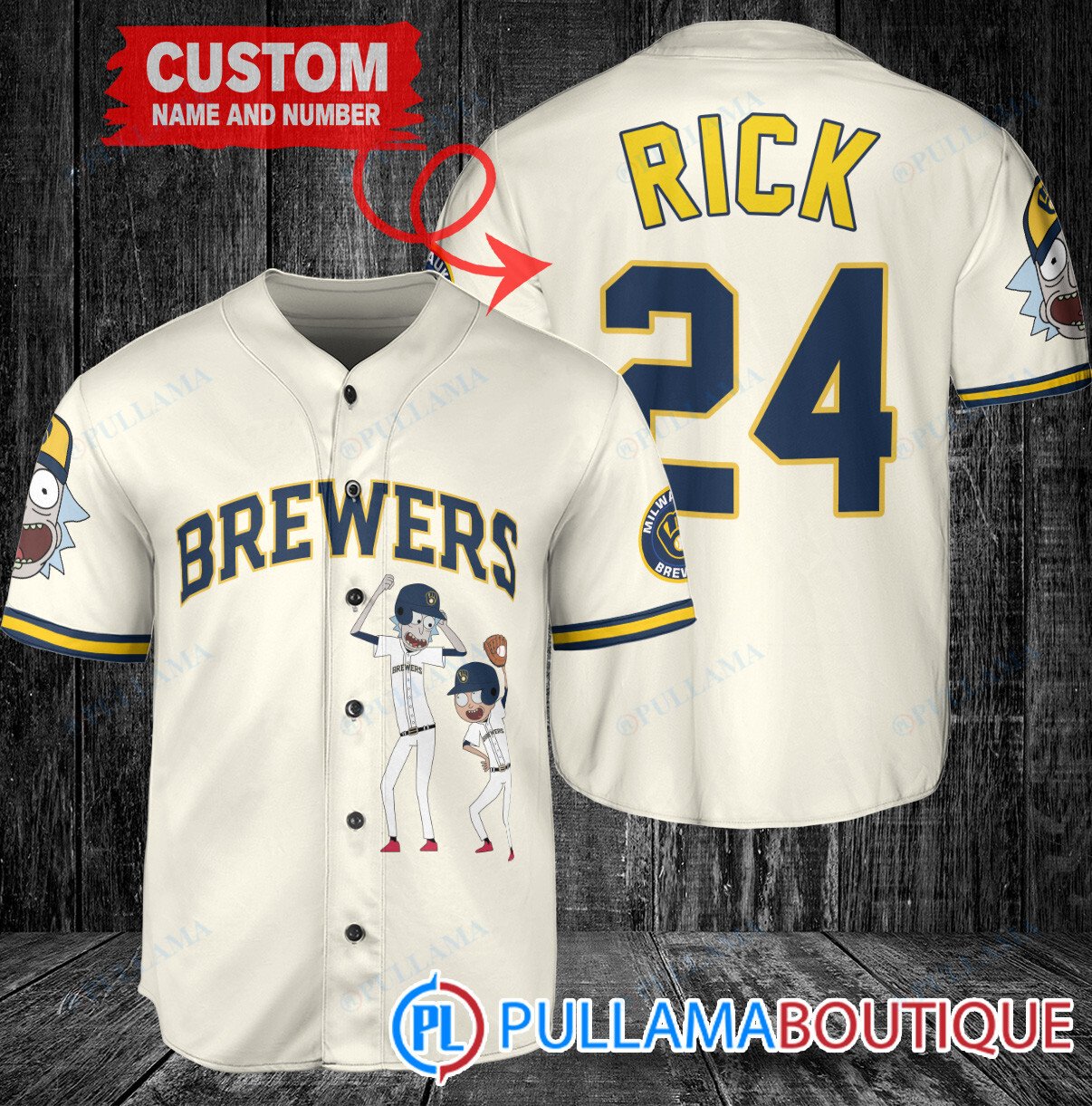 Personalized Los Angeles Angels Rick and Morty Baseball Jersey White