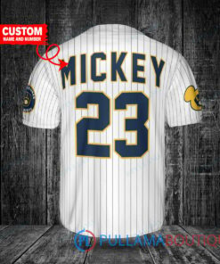 Personalized Milwaukee Brewers x Mickey Mouse Baseball Jersey