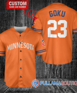 Personalized Minnesota Twins Dragon Ball Z Goku Baseball Jersey