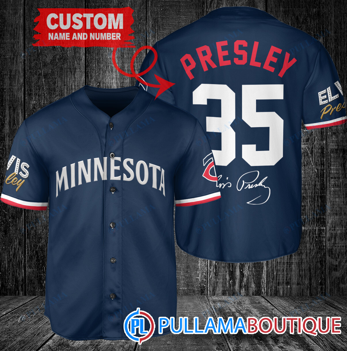 Personalized Boston Red Sox Elvis Presley Baseball Jersey Gold-Light Blue City Connect