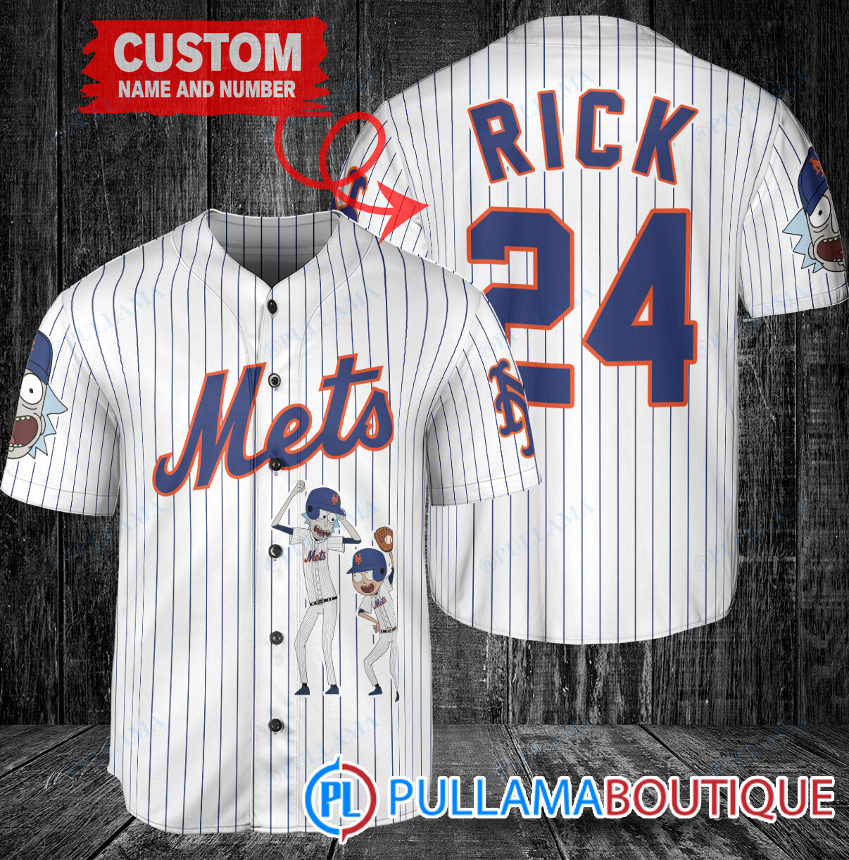 Personalized Cleveland Guardians Rick and Morty Baseball Jersey Gray