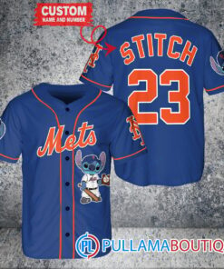 Personalized New York Mets Stitch Baseball Jersey Royal