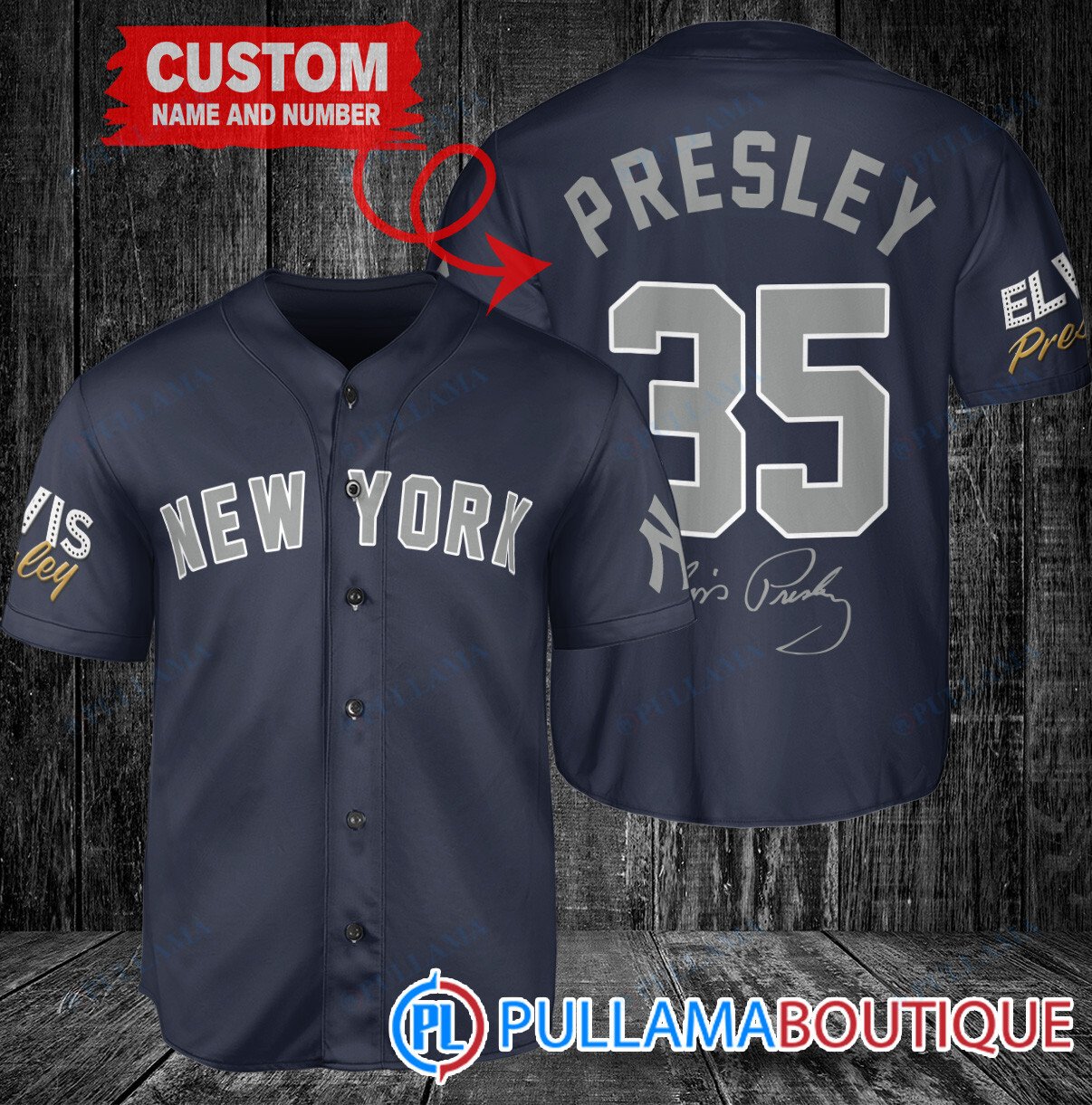 Personalized Texas Rangers Elvis Presley Baseball Jersey White