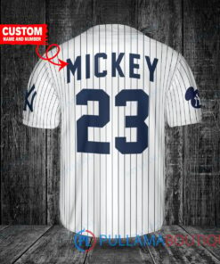 Personalized New York Yankees x Mickey Mouse Baseball Jersey