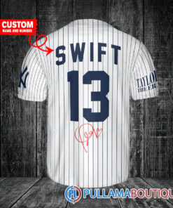 Personalized New York Yankees x Taylor Swift 13 Baseball Jersey