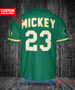 Personalized Oakland Athletics Mickey Mouse Baseball Jersey