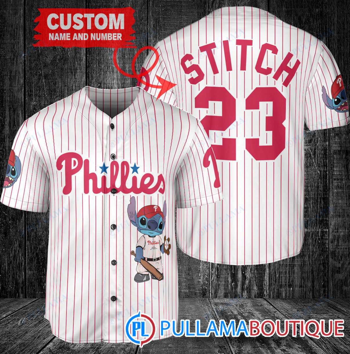 Personalized Philadelphia Phillies Stitch Baseball Jersey Light Blue