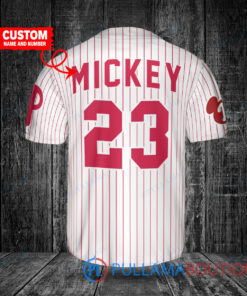 Personalized Philadelphia Phillies x Mickey Mouse Baseball Jersey