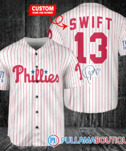 Personalized Philadelphia Phillies x Taylor Swift Baseball Jersey