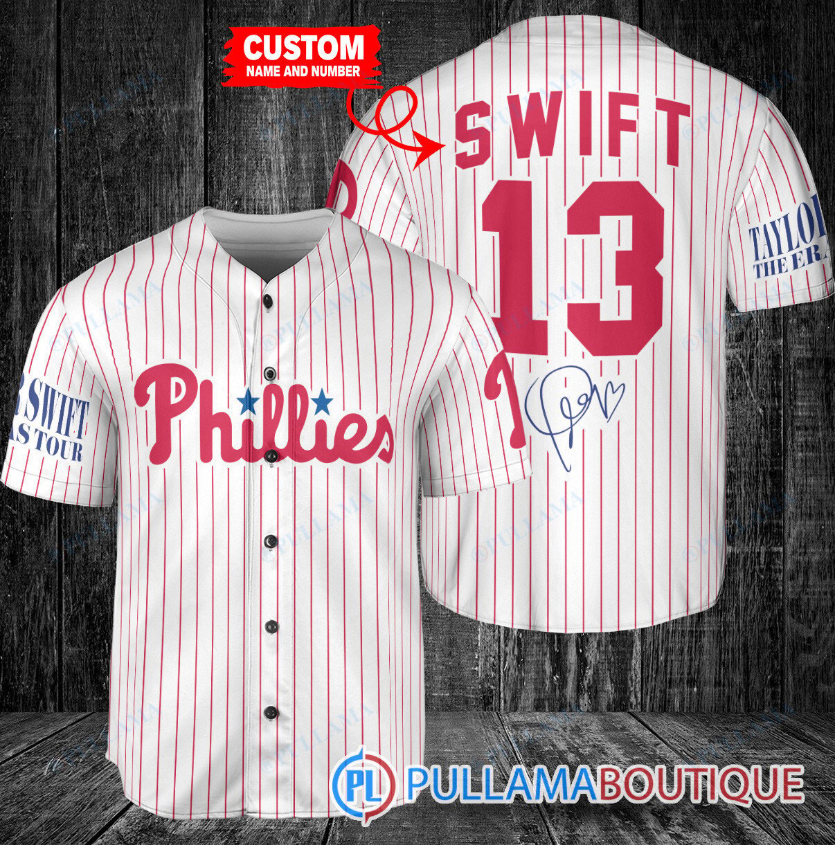 Personalized San Francisco Giants x Taylor Swift Baseball Jersey