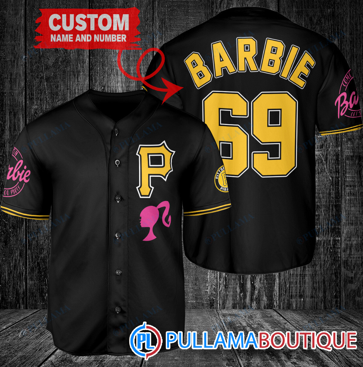 Personalized Cleveland Guardians Barbie Baseball Jersey White