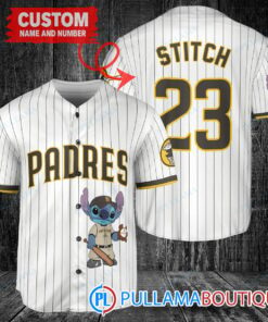 Personalized San Diego Padres Stitch Baseball Jersey White