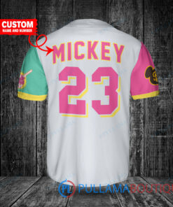 Personalized San Diego Padres x Mickey Mouse Baseball Jersey