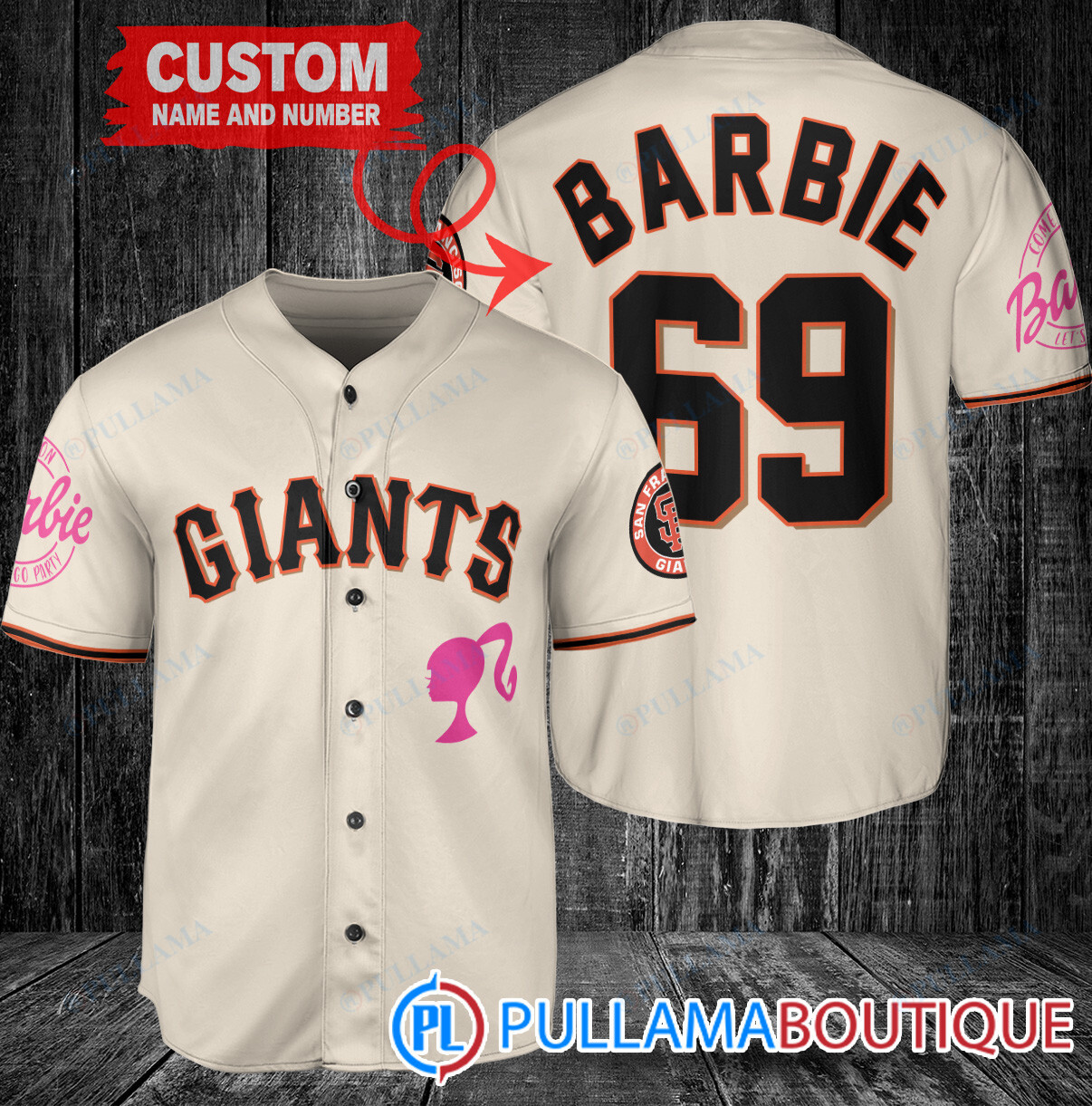 Personalized Minnesota Twins Barbie Baseball Jersey White