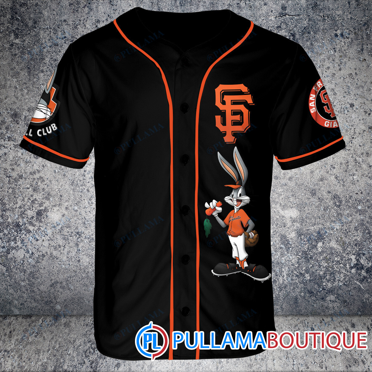 Personalized San Diego Padres Bugs Bunny Baseball Jersey Brown