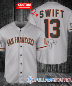 Personalized San Francisco Giants x Taylor Swift Baseball Jersey